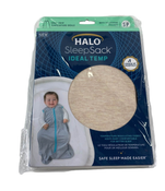 used Halo Cotton Sleepsack, S, Ideal Temp Oat/Pink