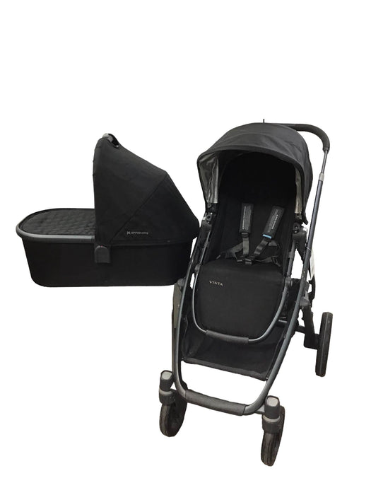 secondhand UPPAbaby VISTA Stroller, Jake (Black), 2015