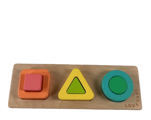 used Lovevery Geo Shapes Puzzle