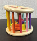 used Janod Wood Shape Sorter Drum