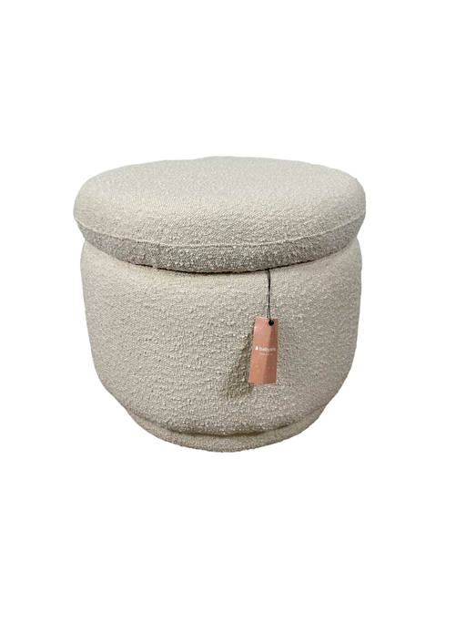 used Babyletto Enoki Storage Ottoman, Ivory Boucle