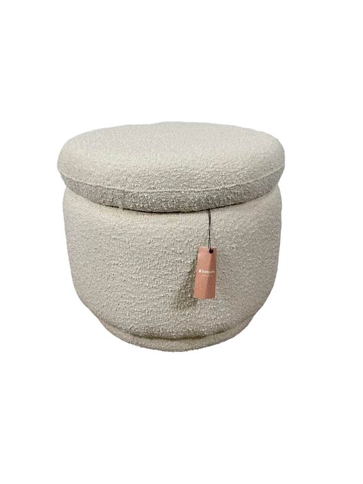 used Babyletto Enoki Storage Ottoman, Ivory Boucle