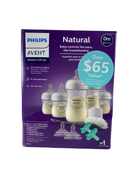 secondhand Philips Avent Natural Baby Bottle Newborn Starter Gift Set, Clear