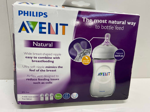 used Philips Avent Natural Baby Bottles, 3 Pack