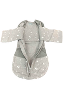 secondhand Happiest Baby Sleepea Swaddle, Medium, Graphite Gray Planets