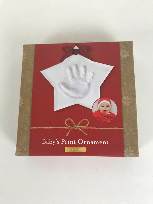 used Kate & Milo Baby’s Print Ornament