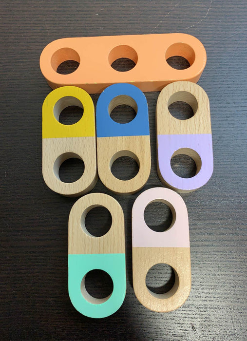 secondhand Montessori Wooden Peg Toy