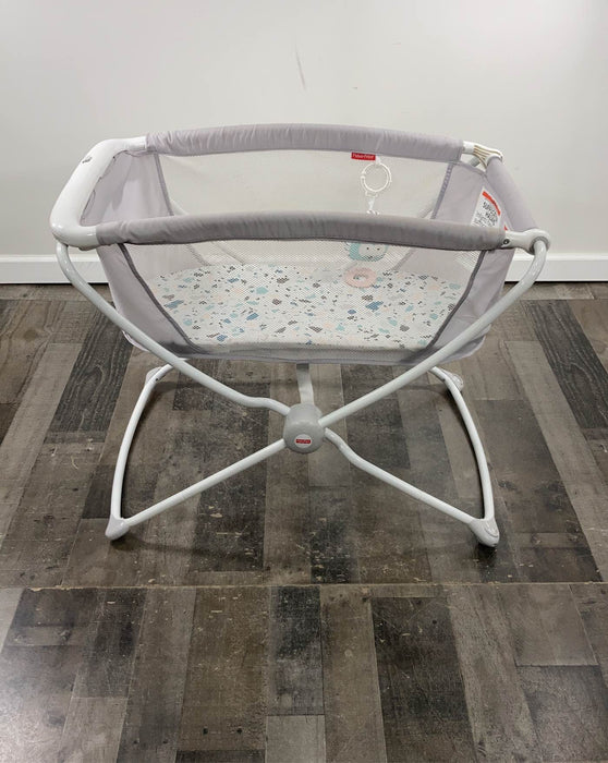 secondhand Fisher Price Rock With Me Bassinet