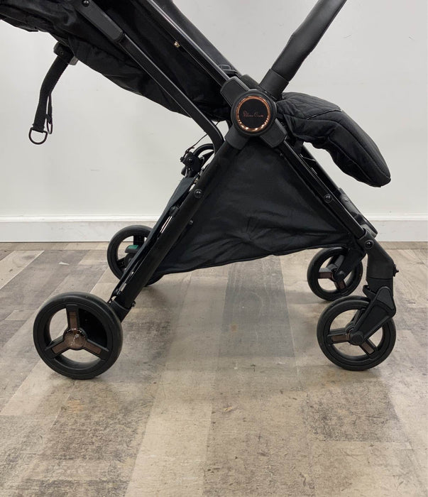 Silver Cross Jet 3 Super Compact Stroller, 2022, Black with Rose Gold