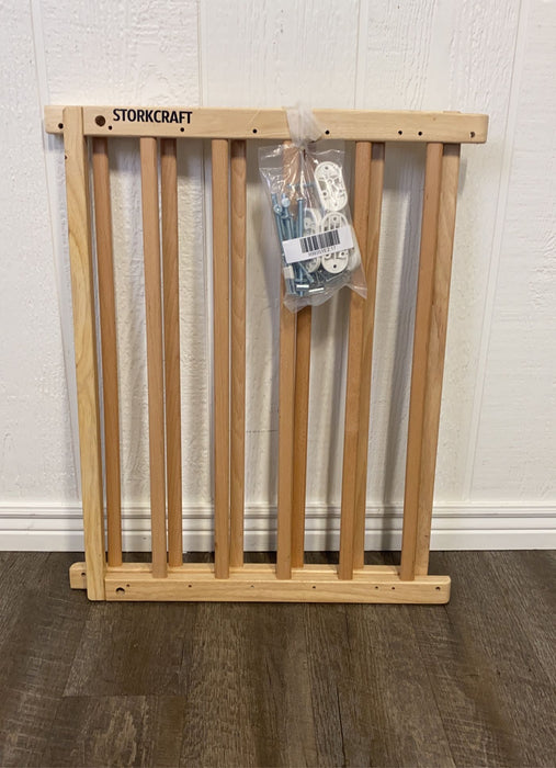 used Stork Craft Easy Walk-Thru Wooden Safety Gate