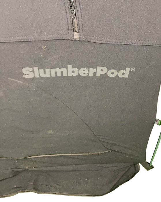 secondhand SlumberPod 3.0 Sleep Canopy, Black with Grey Accents