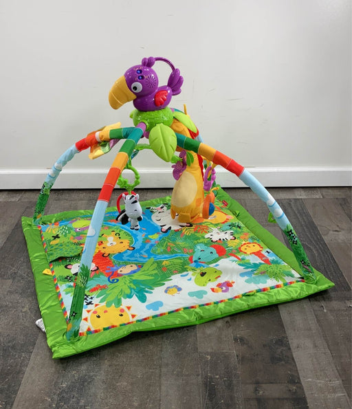 used Fisher Price Rainforest Melodies and Lights Deluxe Gym