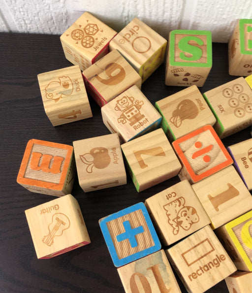 secondhand BUNDLE Wooden Alphabet Blocks