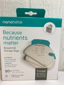 used Nanobébé Breastmilk Storage Bags