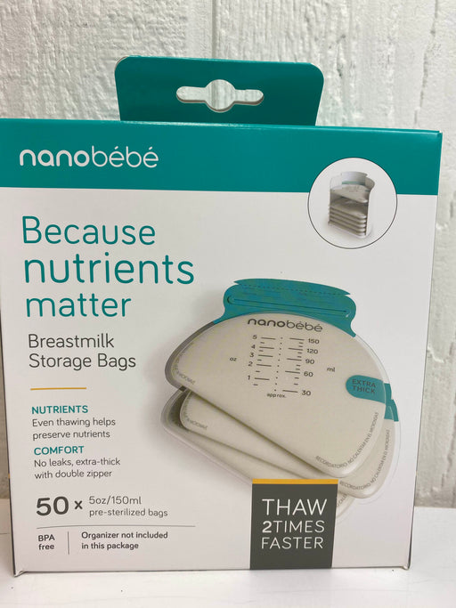 used Nanobébé Breastmilk Storage Bags