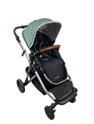 used Mockingbird Single to Double Stroller, 2022, Silver with Penny Leather, Windowpane, Sage