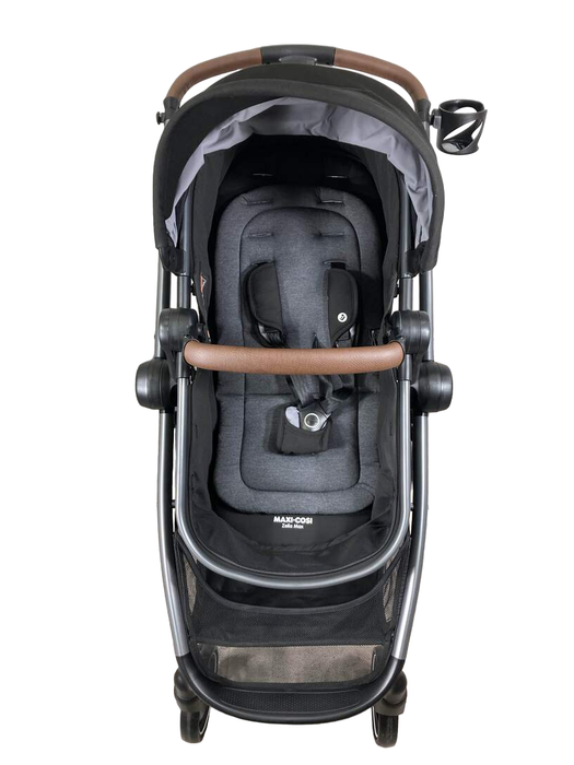 secondhand Maxi-Cosi Zelia 5-in-1 Modular Travel System, Essential Black, 2022