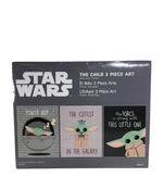 used Lambs & Ivy Star Wars The Child 3 Piece Art