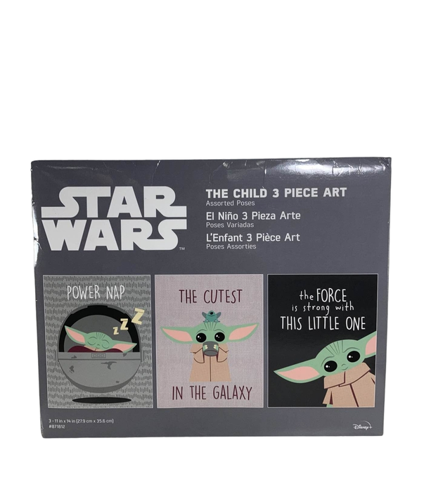 used Lambs & Ivy Star Wars The Child 3 Piece Art