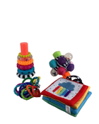 used Sassy Baby's First Developmental Toys Gift Set