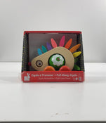 used Janod Wooden Push-Along Toy, Hedgehog