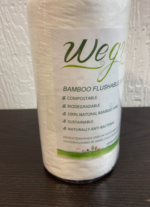 secondhand Wegreeco Bamboo Flushable Diaper Liners