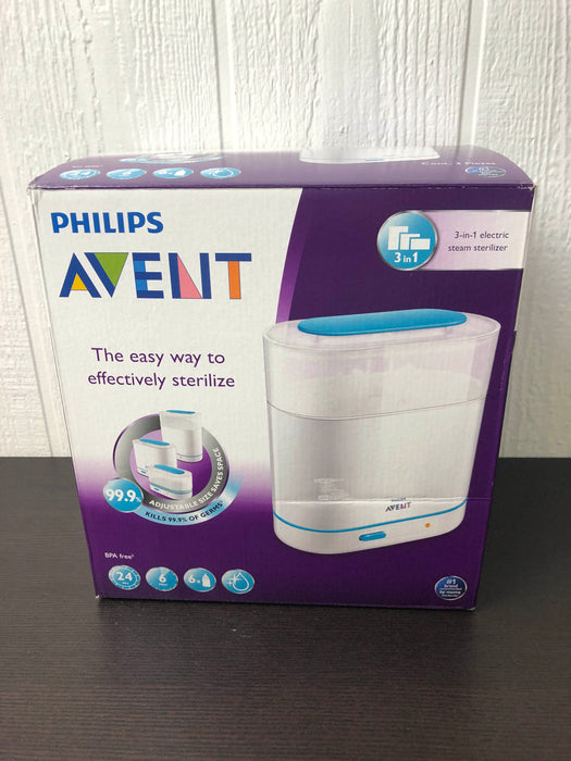 used Philips Avent 3-in-1 Electronic Steam Sterilizer