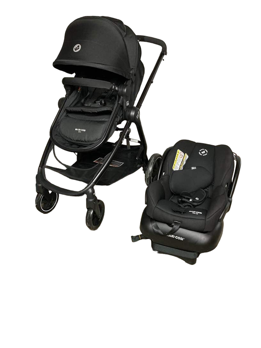 used Maxi-Cosi Zelia 5-in-1 Modular Travel System, 2022, Midnight Black