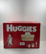 used Huggies Little Snugglers 96 Count, Size 1