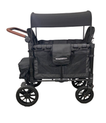 secondhand Wonderfold W2 Luxe Multifunctional Double Stroller Wagon, Volcanic Black, 2023