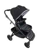 used Mockingbird Single to Double Stroller, 2022, Silver with Black Leather, Windowpane, Black