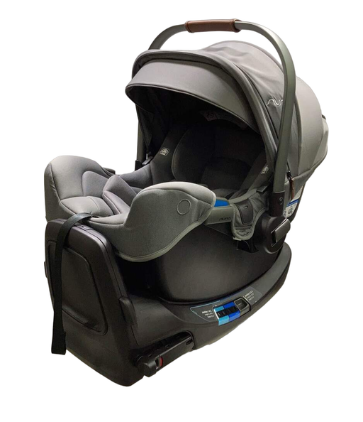 used Nuna PIPA rx Infant Car Seat with RELX Base, 2023, Granite