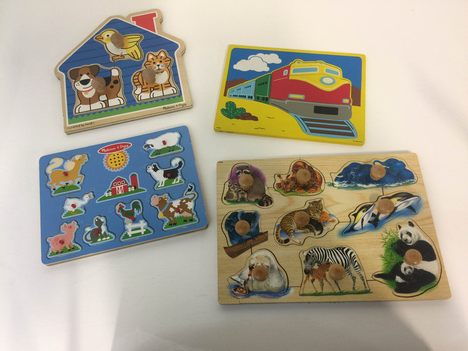 used BUNDLE Wooden Puzzles