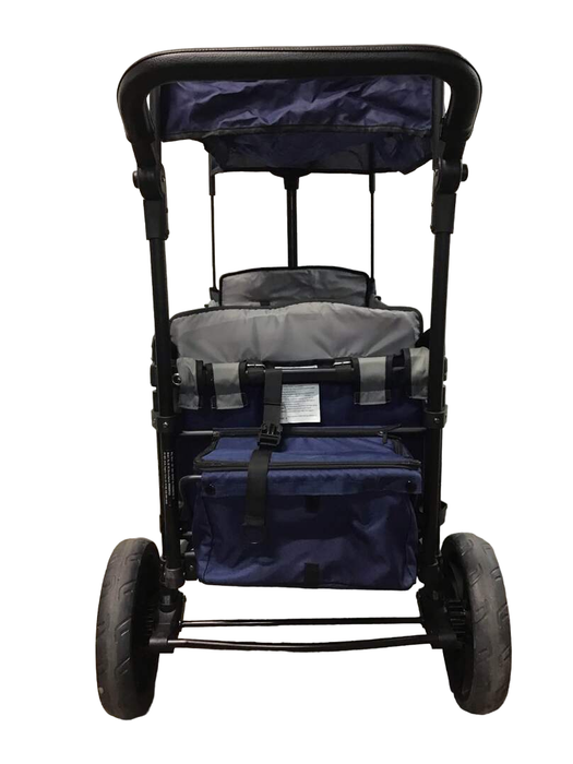 Wonderfold X2 Push + Pull Double Stroller Wagon, 2021, Navy