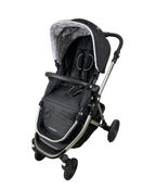 secondhand Mockingbird Single Stroller, 2023, Black, Windowpane, Silver With Black Leather