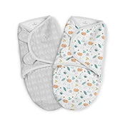 Summer Infant SwaddleMe Original Swaddle Wrap 2pk, Small/Medium, Sleepy Forest