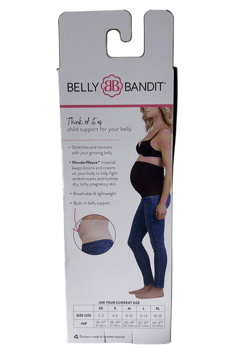 secondhand Belly Bandit Belly Boost Pregnancy Support Wrap, XS (0-2), Black