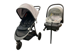 used Maxi-Cosi Gia XP 3-Wheel Travel System with Mico Luxe Car Seat, 2022, Midnight Moon