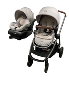 used Maxi-Cosi Zelia2 Luxe Travel System, network sand, 2023