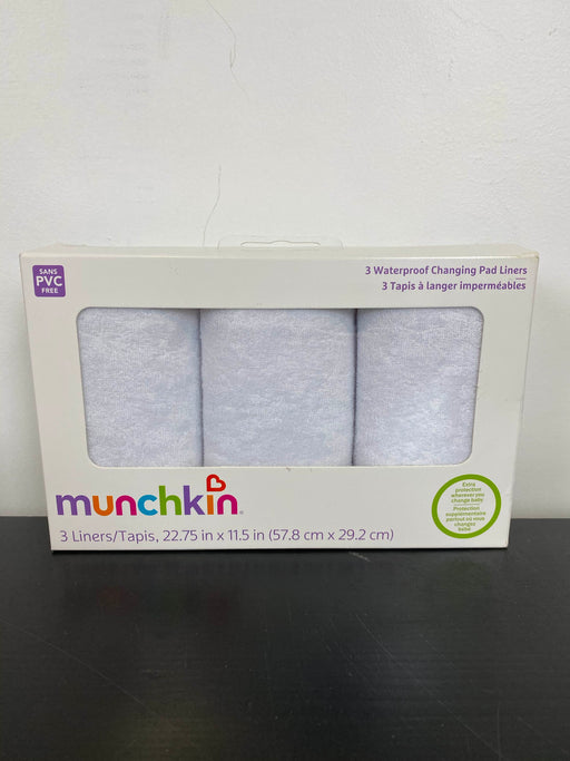 used Munchkin Changing Pad Liners, 3 Pack