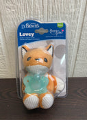 used Dr. Brown's Lovey Pacifier and Teether Holder, Fox