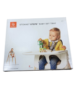 used Stokke Steps Baby Set Tray, White