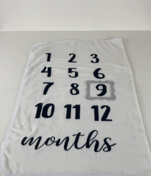 used Mud Pie Monthly Milestone Blanket, Elephant