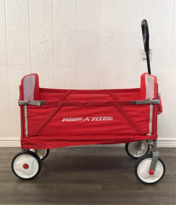 Radio Flyer 3 In 1 EZ Fold Wagon With Canopy