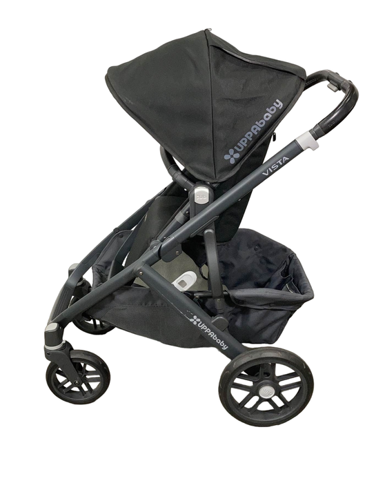 secondhand UPPAbaby VISTA Stroller, Jake (Black), 2019