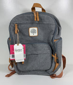 used Parker Baby Co. Birch Bag Mini Diaper Backpack, Grey