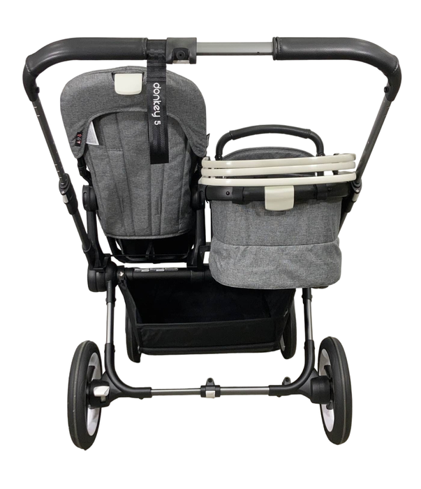 Bugaboo Donkey 5 Duo Stroller, 2021, Graphite, Grey Melange