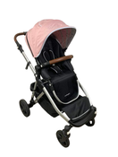 used Mockingbird Single to Double Stroller, Silver with Penny Leather, Watercolor Drops, Bloom, 2023