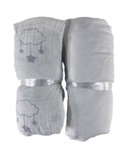 used Newton 2 Pack Crib Sheets, Wishing on a Star & White