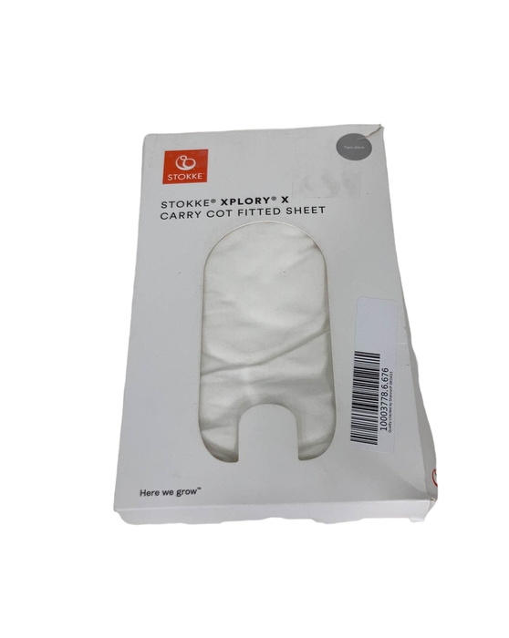 used Stokke Xplory 2 Pk Fitted Sheet For Carry Cot